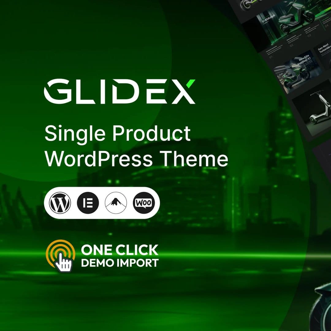 GlideX - Single Product WooCommerce Theme