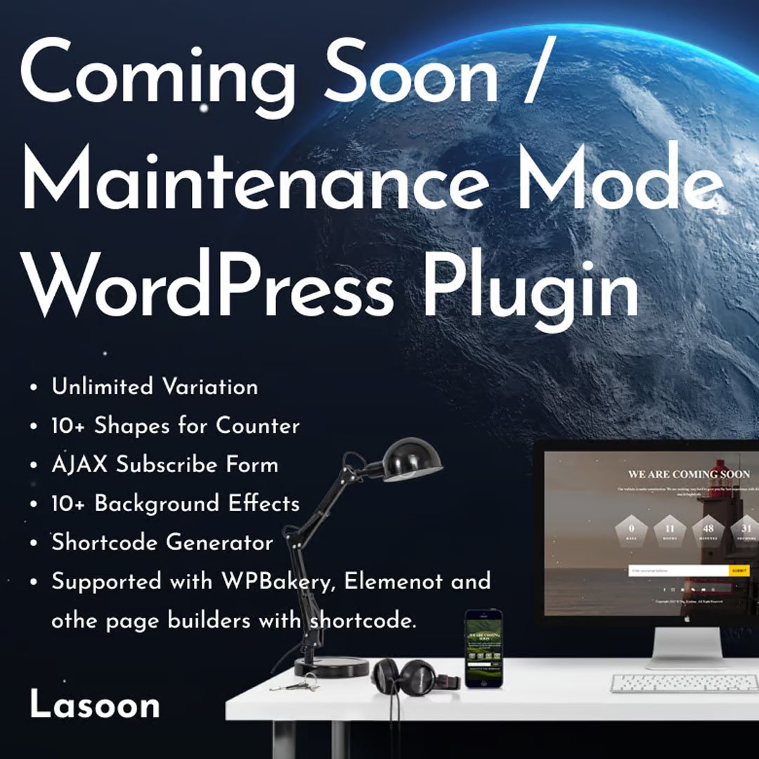 Lasoon - Coming Soon WordPress Plugin