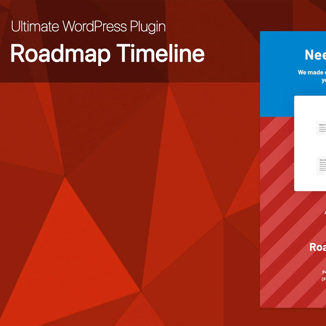 Ultimate Roadmap Timeline WordPress plugin